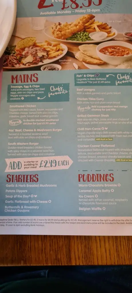 Menu_Bedford South (a421) Brewers Fayre_Kempston Hardwick_image_3