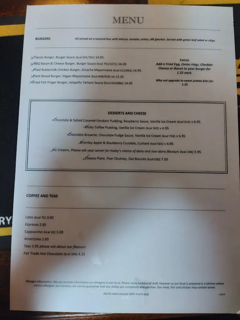 Menu_Town Wharf_Isleworth_immagine_1