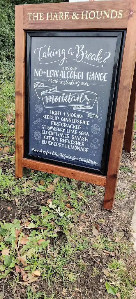 Menu_The Hare & Hounds, Osterley_Isleworth_image_1