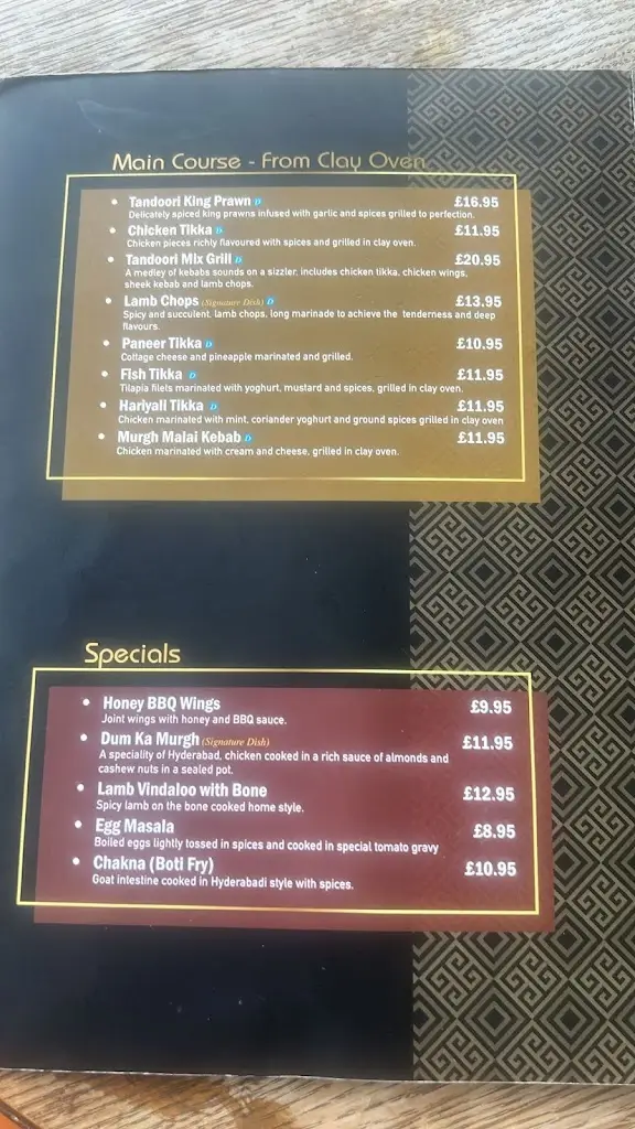 Menu_Cinnamon Lounge - Indian Restaurant Isleworth_Isleworth_image_1