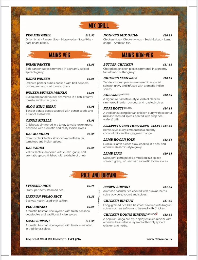 Menu_Curry’s Cocktail Club _Isleworth_image_2