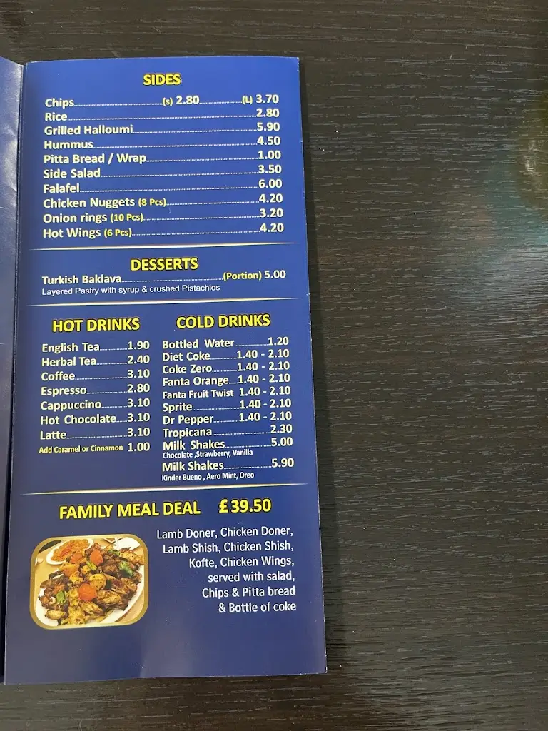 Menü_Golden Grill Isleworth_Isleworth_Bild_1