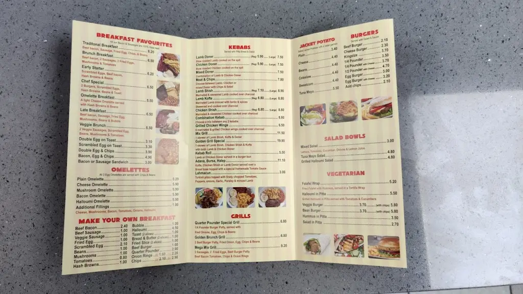 Menü_Golden Grill Isleworth_Isleworth_Bild_2