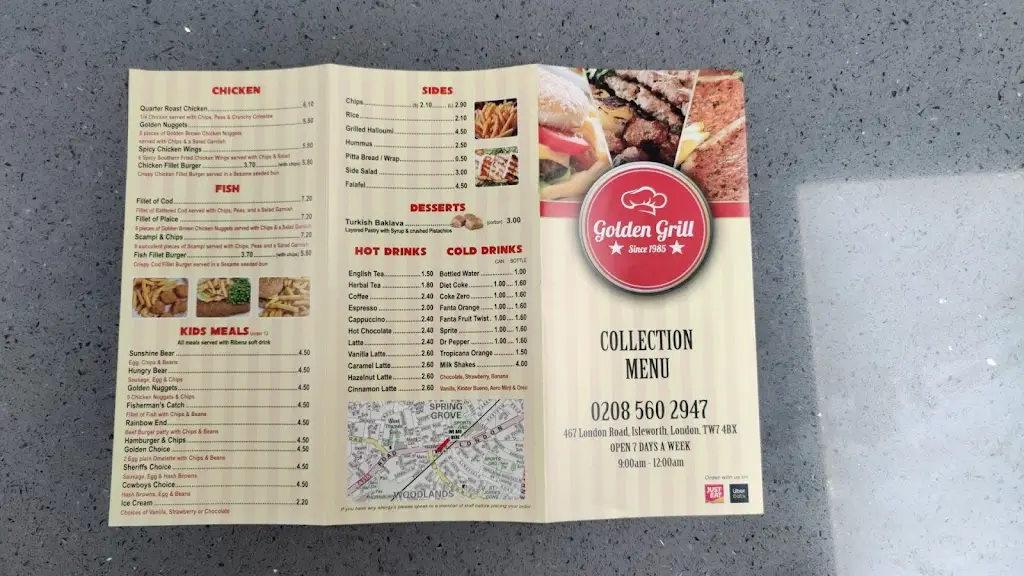 Menü_Golden Grill Isleworth_Isleworth_Bild_3