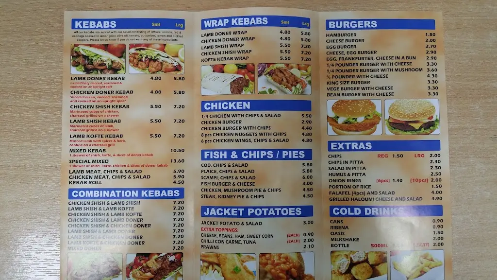 Menü_Golden Grill Isleworth_Isleworth_Bild_4