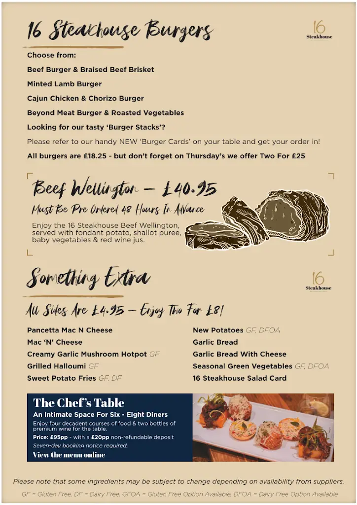 Menu_16 Steakhouse_Kesgrave_image_2