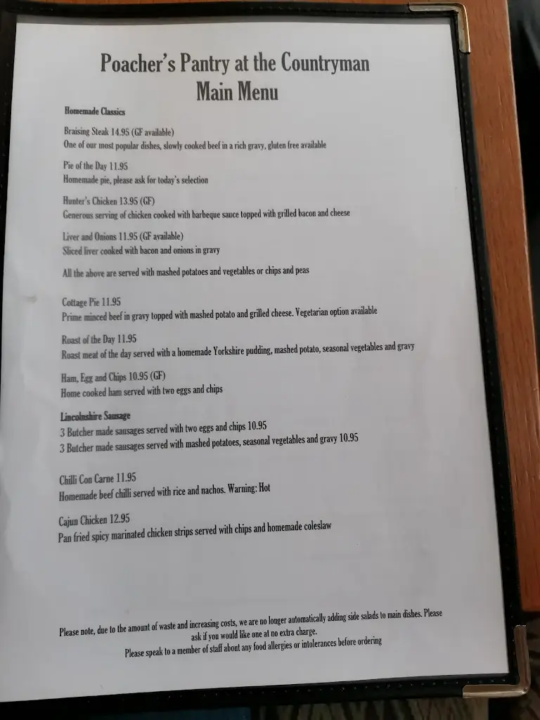 Menu_The Countryman_Ingoldmells_image_4