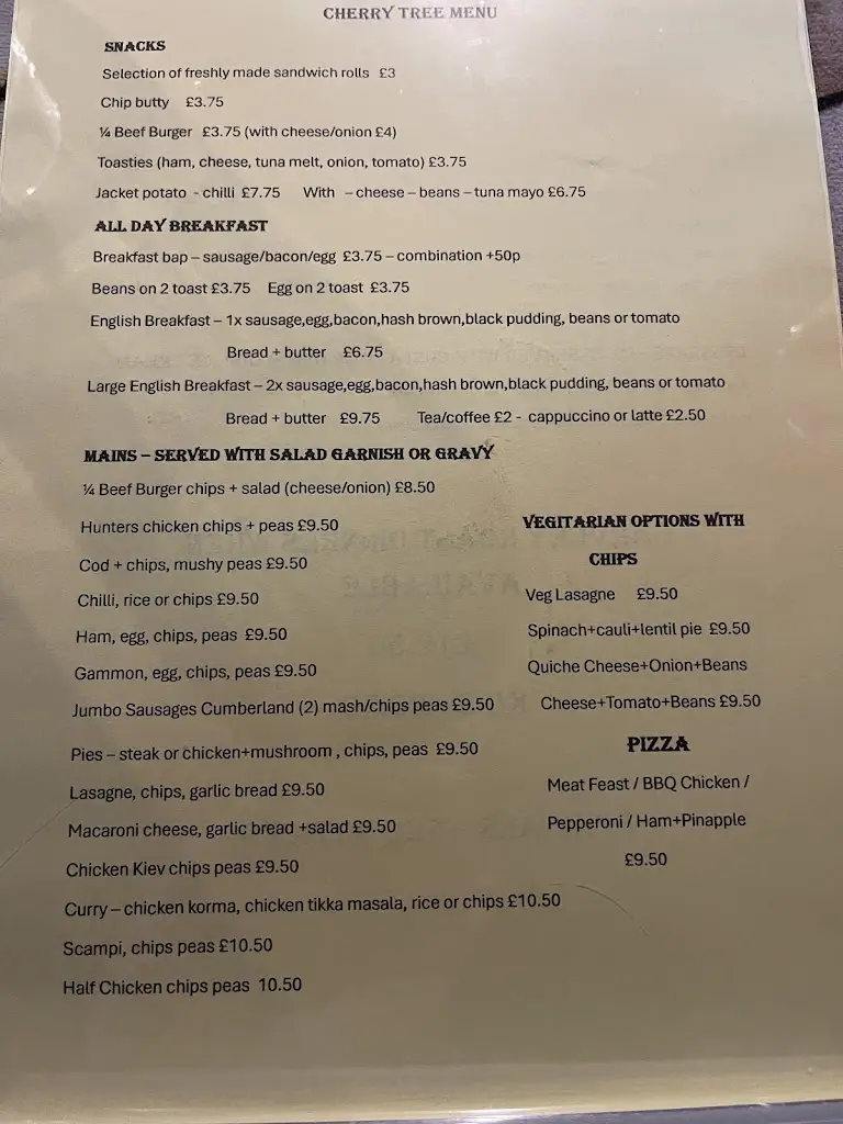 Menu_The Cherry Tree Ingoldmells_Ingoldmells_image_1