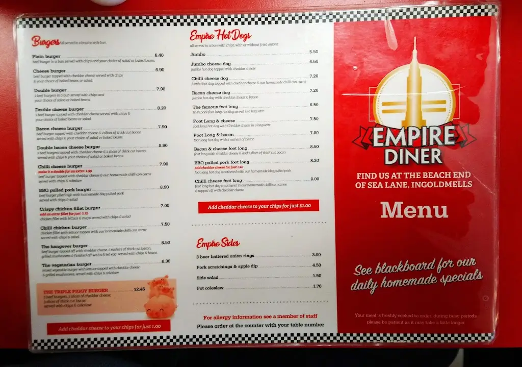 Gary Fletcher_Empire diner_Ingoldmells_review