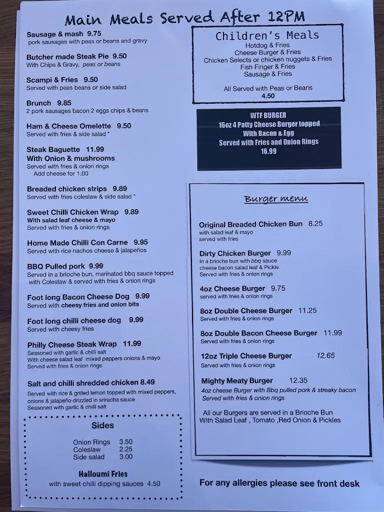 Menu_Beach Walk Diner_Ingoldmells_image_1