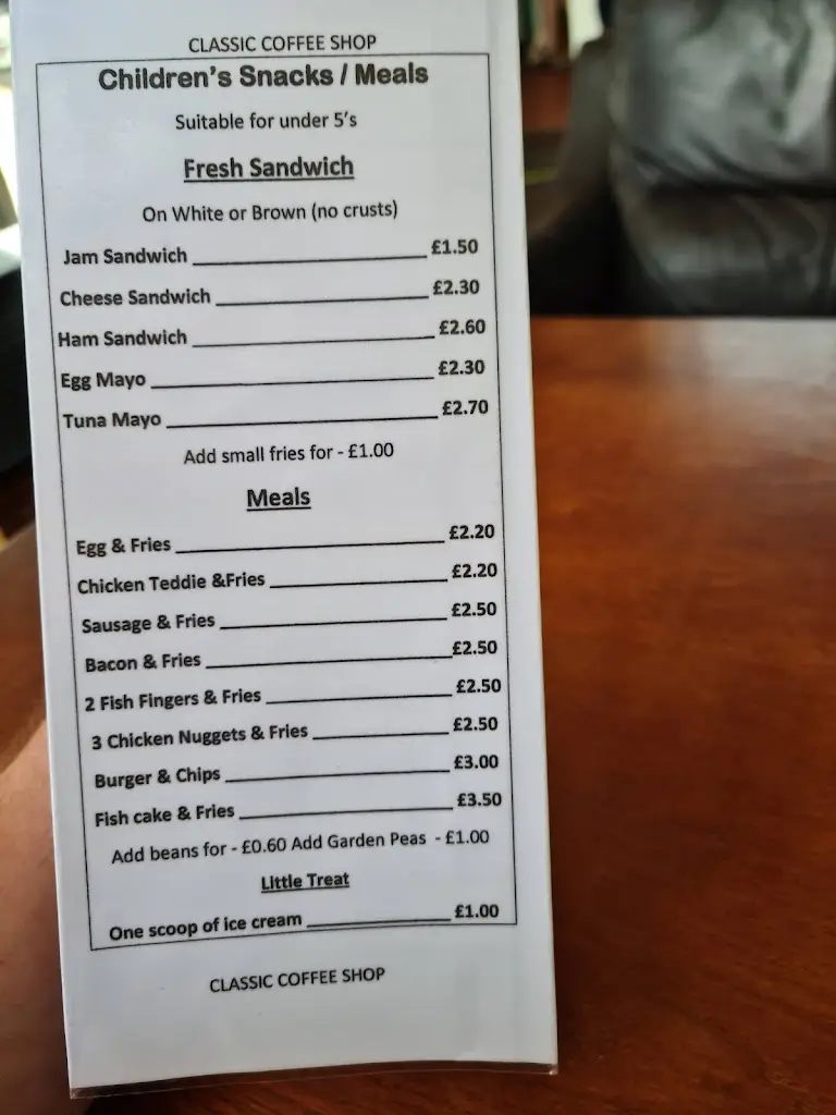 Menu_Classic Coffee Shop_Ingoldmells_image_4