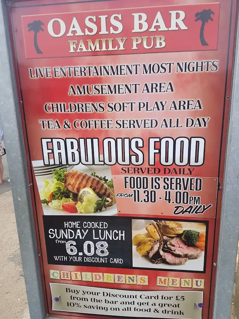 Menu_The Oasis Bar_Ingoldmells_image_2