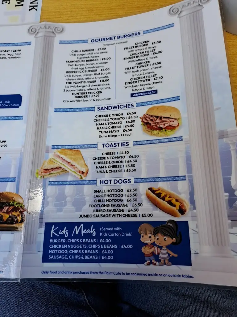 Menu_The Point Café_Ingoldmells_immagine_2
