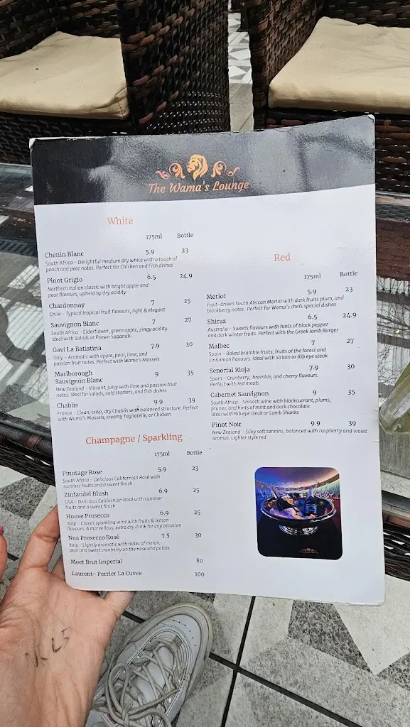 Menu_The Wama's Lounge_Kettering_image_3