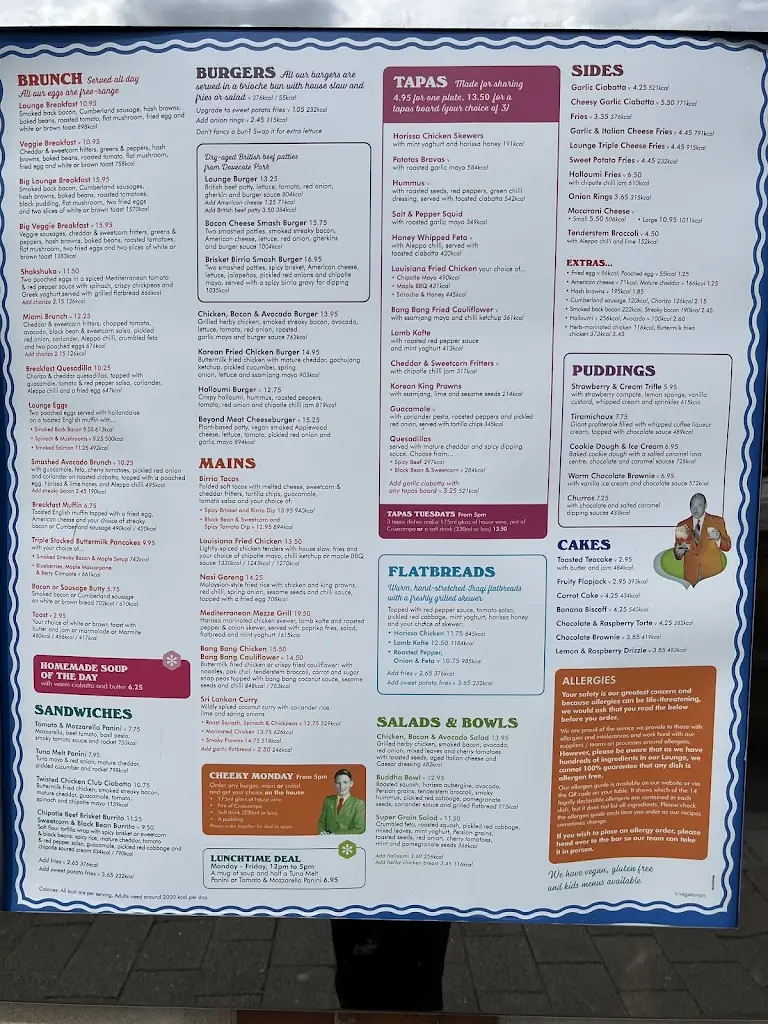 Menu_Kino Lounge_Kettering_immagine_1