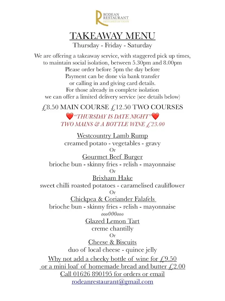 Menu_Rodean Restaurant_Kenton_image_1