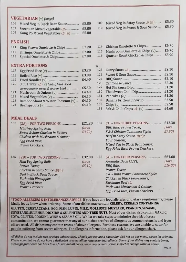 Menu_Oriental Express_Balsall Common_image_2