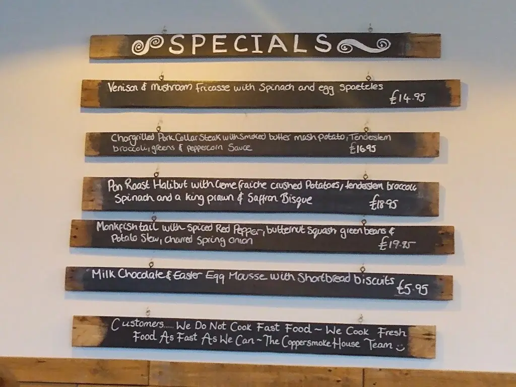 Menü_The Copper Smokehouse_Kessingland_Bild_2
