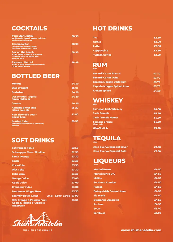 Menu_Shish Anatolia_Kessingland_image_4