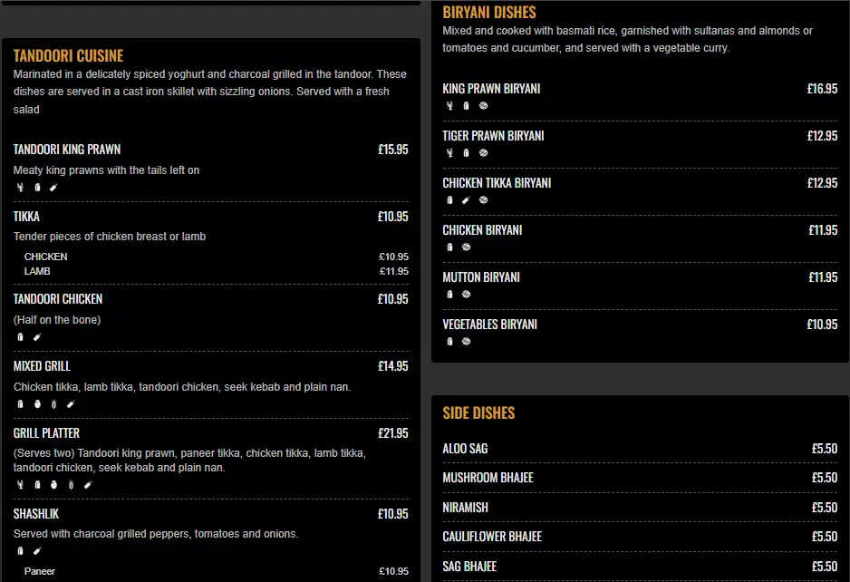 Menu_Abbots Tandoori_Abbots Langley_immagine_4