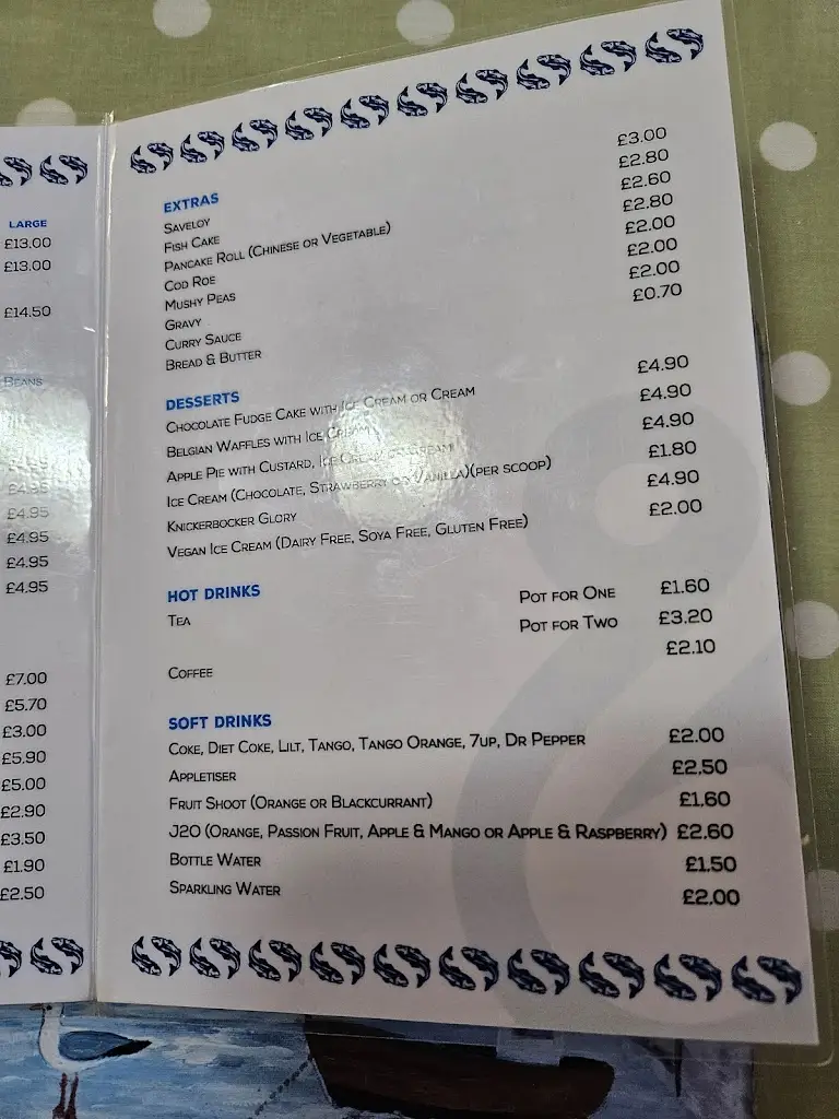Menu_Beach Fish & Chip Shop_Kessingland_image_1