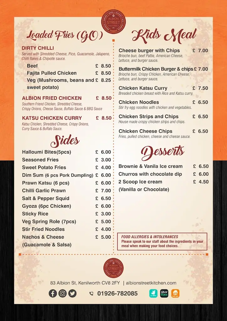 Menu_Albion Street Kitchen_Kenilworth_image_1