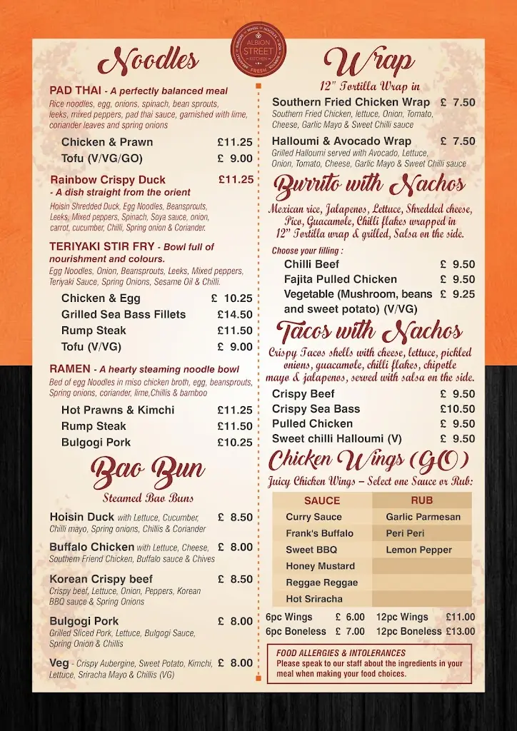 Menu_Albion Street Kitchen_Kenilworth_image_2