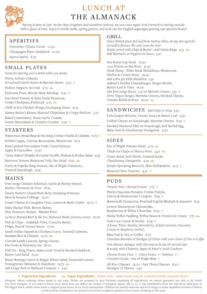 Menu_The Almanack_Kenilworth_image_1