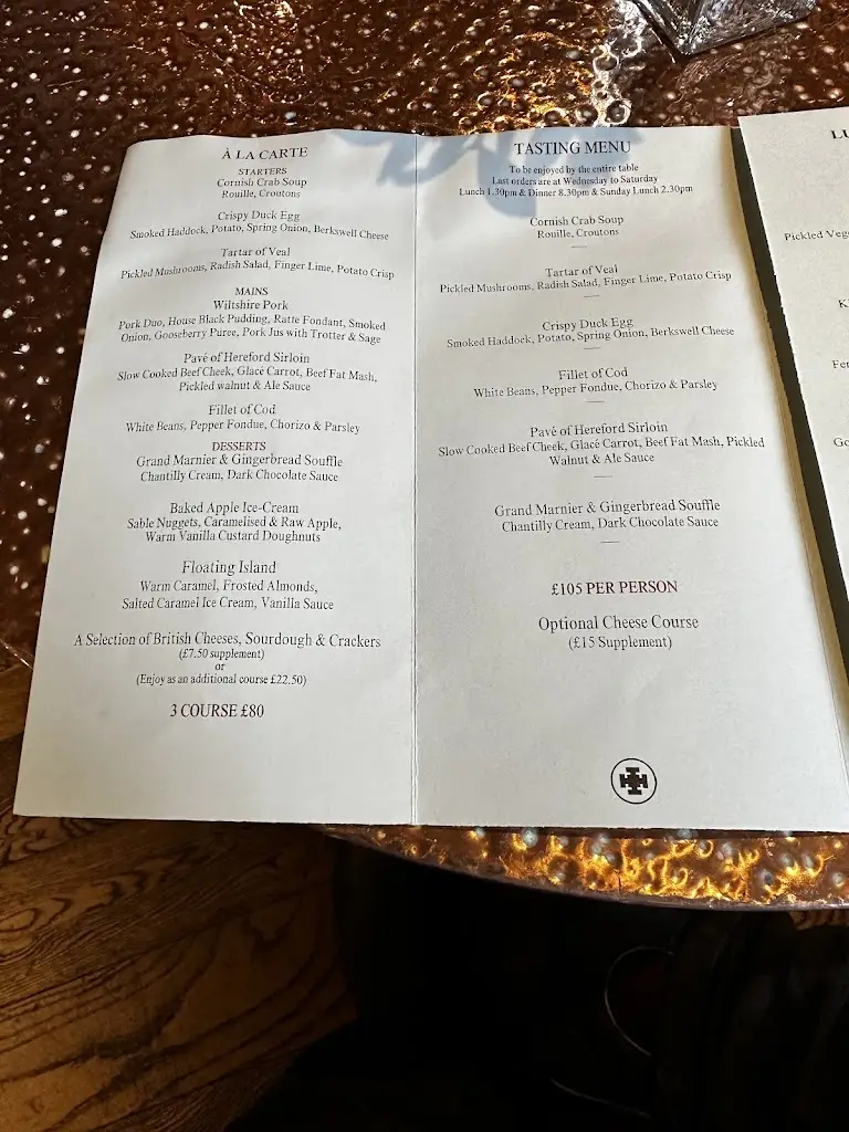 Menu_The Cross_Kenilworth_image_2