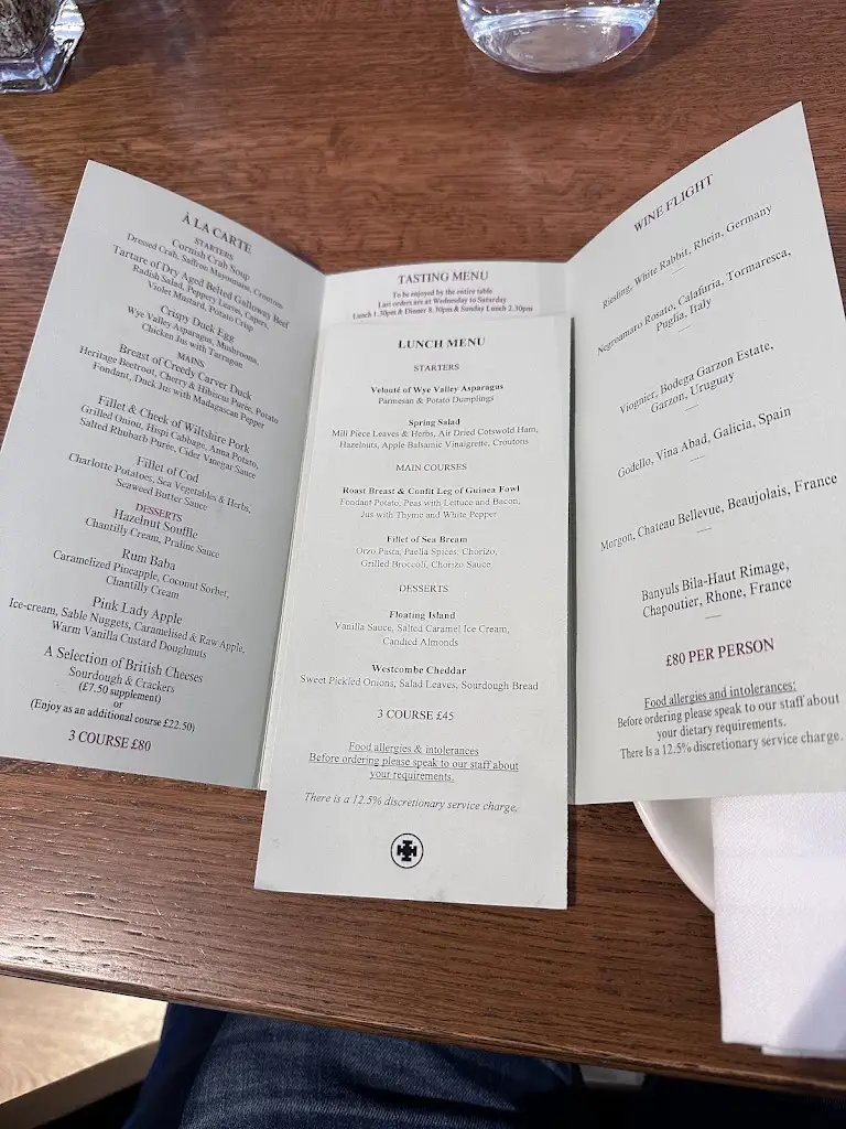 Menu_The Cross_Kenilworth_image_3