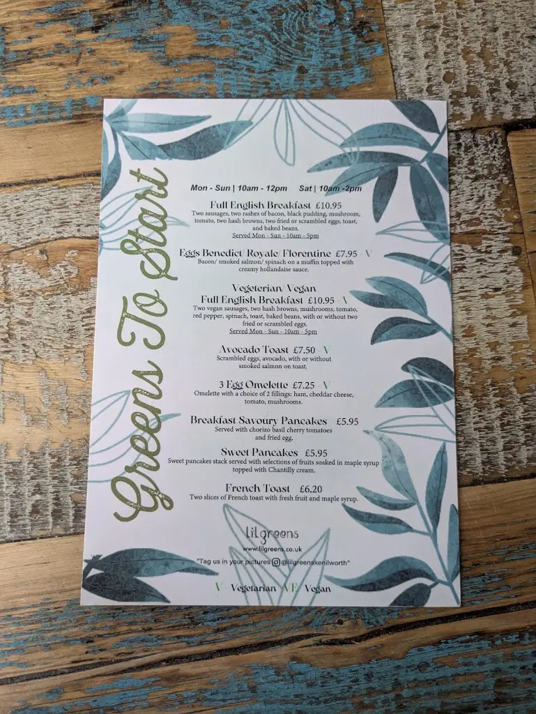 Menu_Lil Greens_Kenilworth_image_3