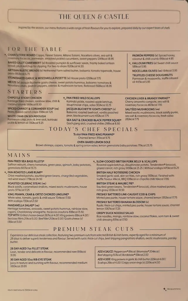 Menu_Queen & Castle Kenilworth_Kenilworth_image_1