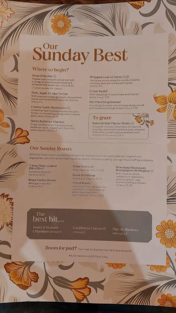 Menu_The Abbey Field_Kenilworth_immagine_2