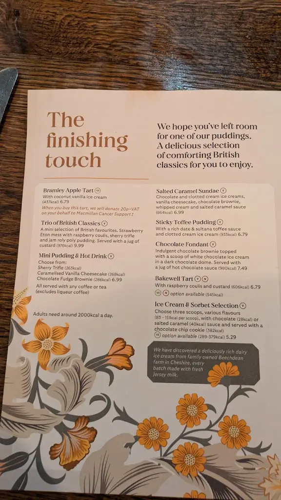 Menu_The Abbey Field_Kenilworth_immagine_3