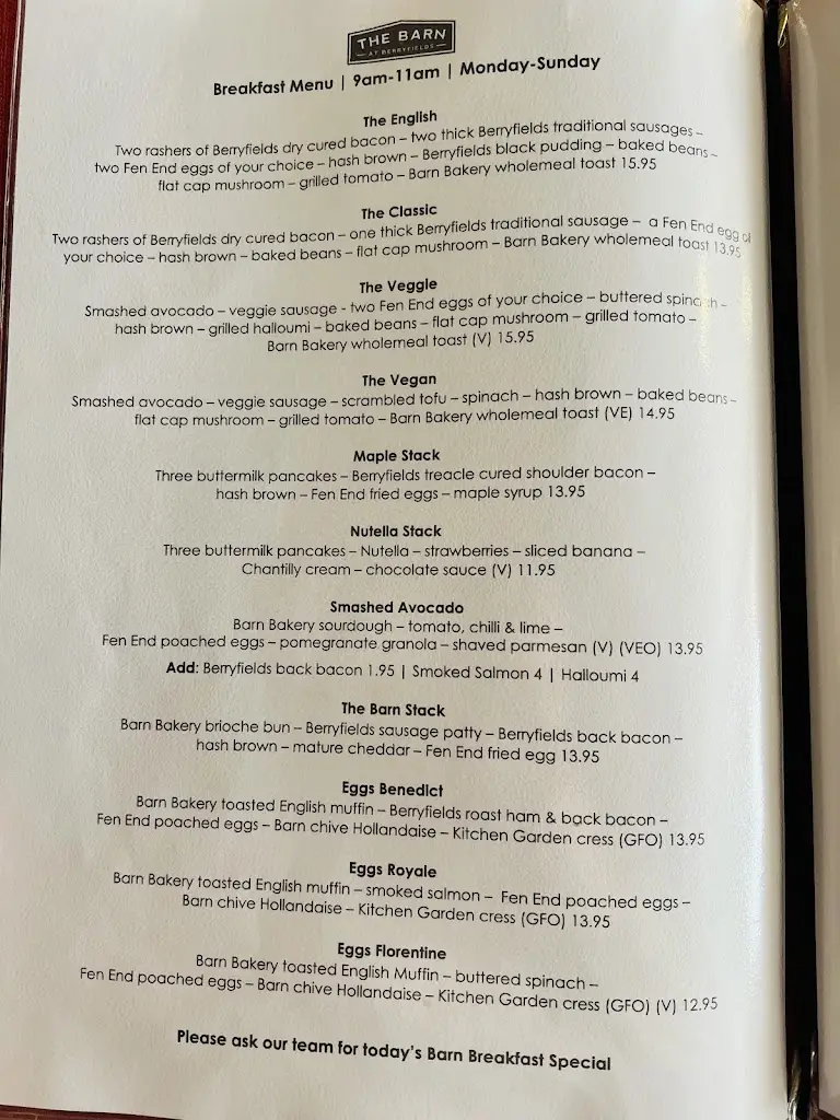 Menu_The Barn At Berryfields_Balsall Common_image_2