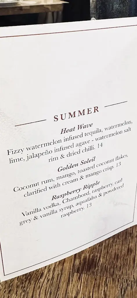 Menu_Derwent Walker Cocktail Bar and Restaurant_Keswick_image_1