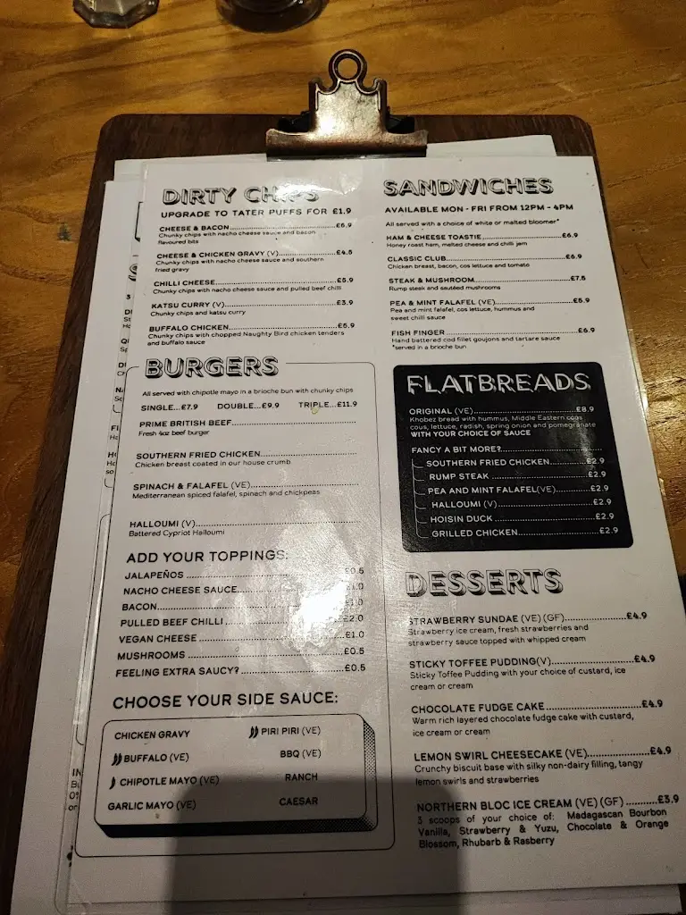 Menu_The Fox_Bar Hill_image_1