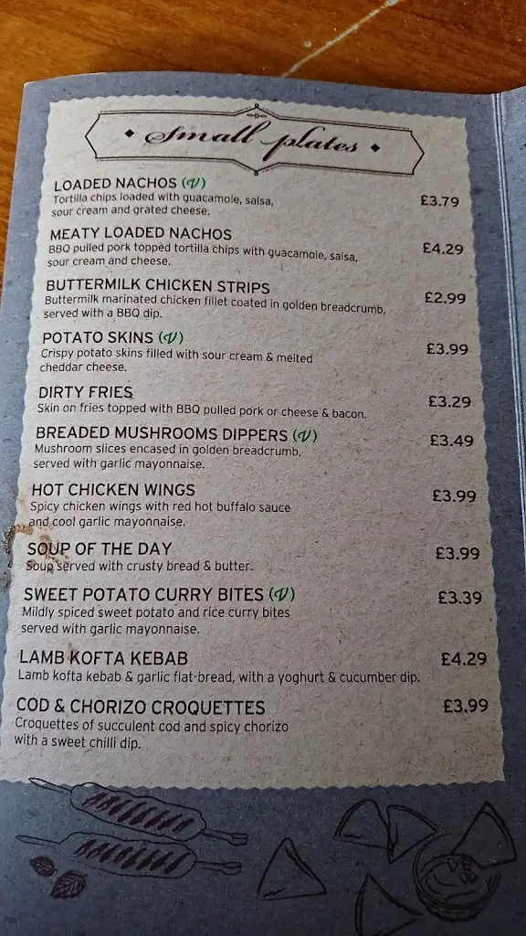 Menu_The Fox_Bar Hill_image_3