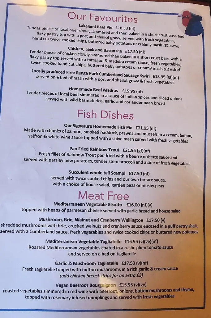 Menu_The Pheasant Inn Keswick_Keswick_image_4