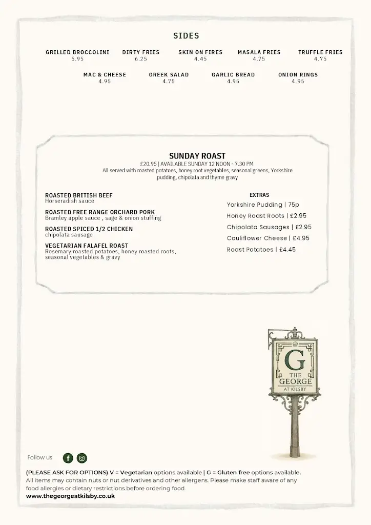 Menu_The George at Kilsby_Kilsby_image_3