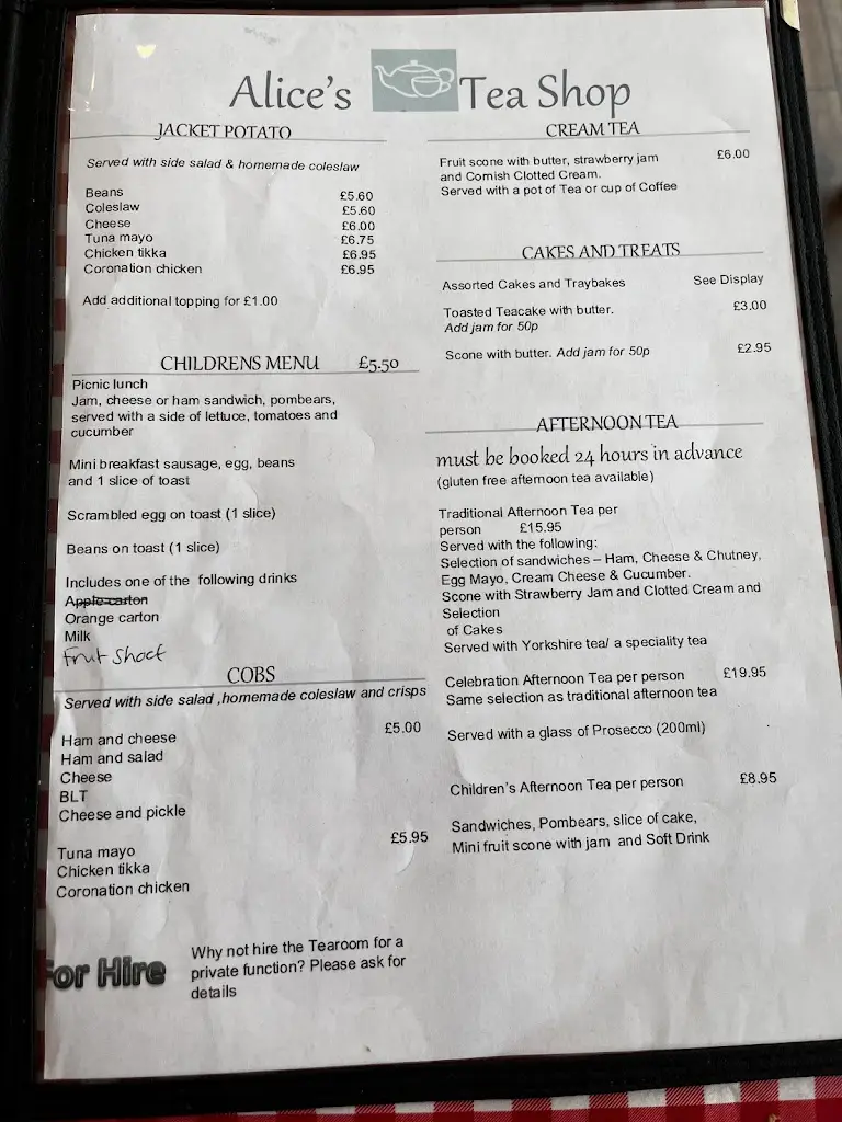 Menu_Alice's Tea Shop_Keyworth_image_3