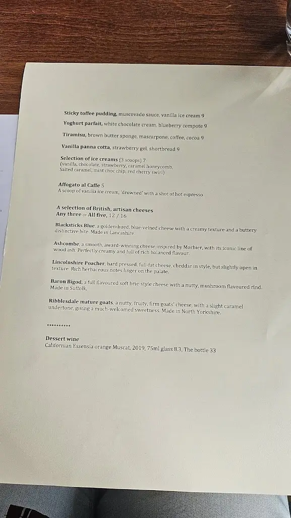 Menu_The Griffin Plumtree_Keyworth_imagen_2