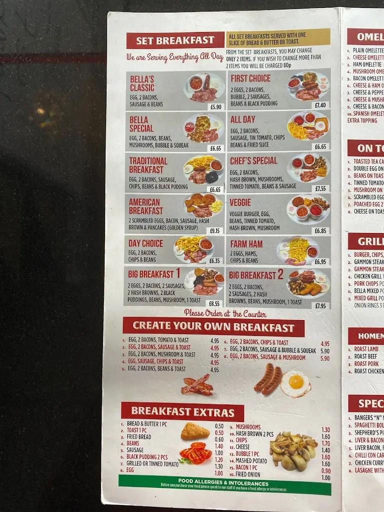 Menu_Cafe de Bella_Killamarsh_image_2