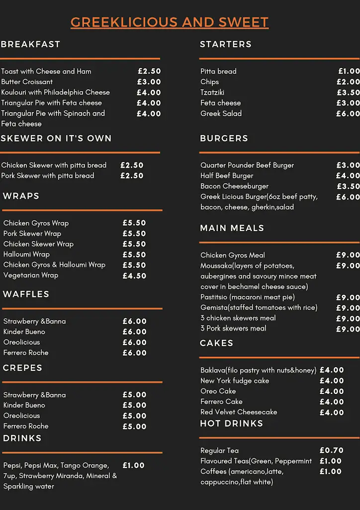 Menu_GreekLicious and Sweet_Killamarsh_immagine_1
