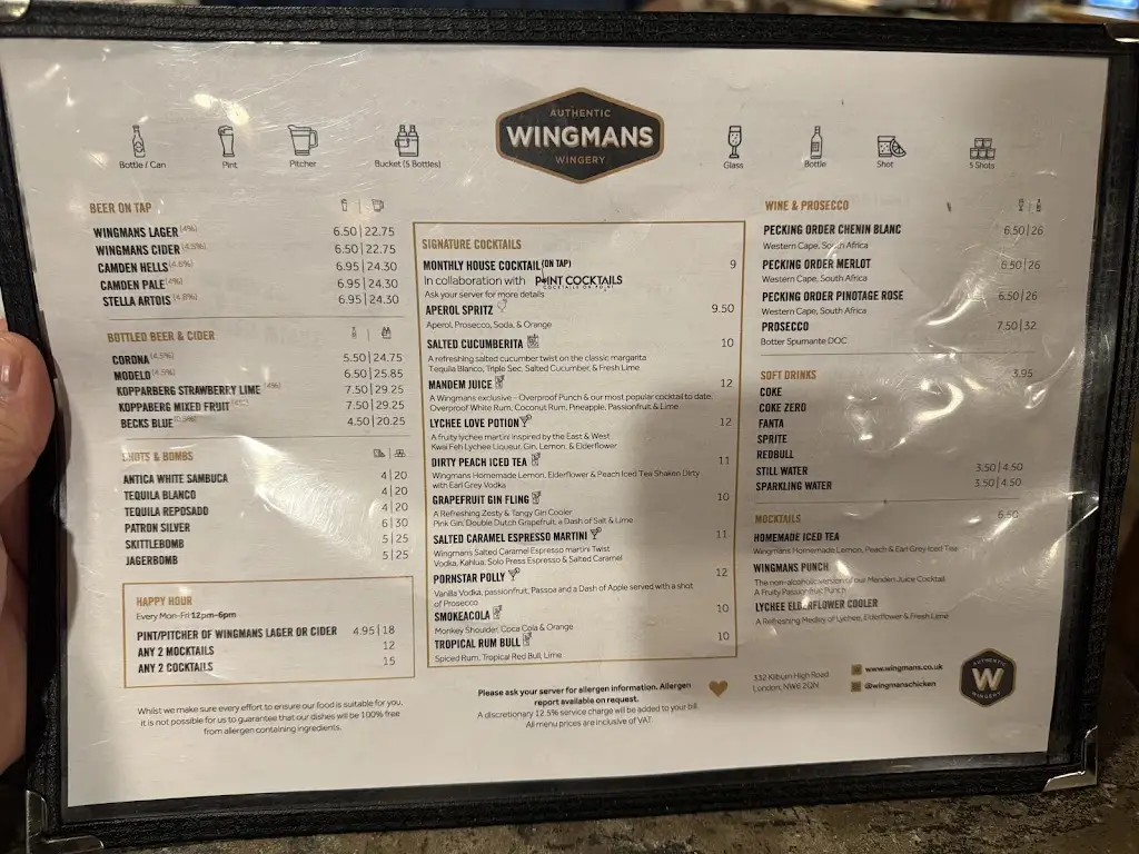 Menu_Wingmans_Kilburn_image_2