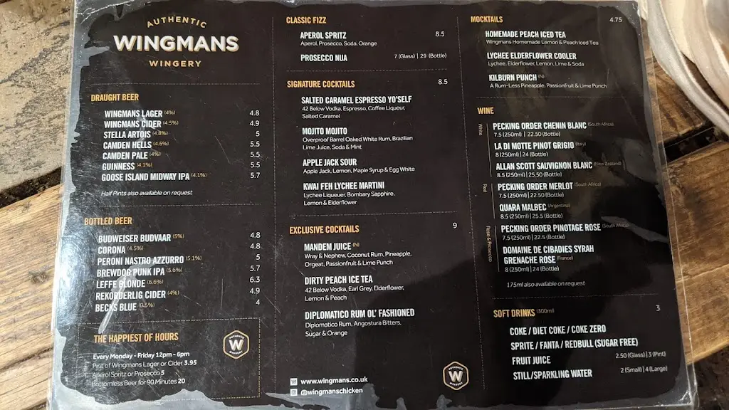 Menu_Wingmans_Kilburn_image_4