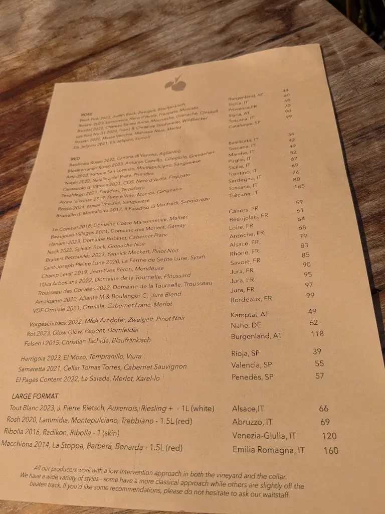 Menu_Carmel Queen's Park_Kilburn_image_2