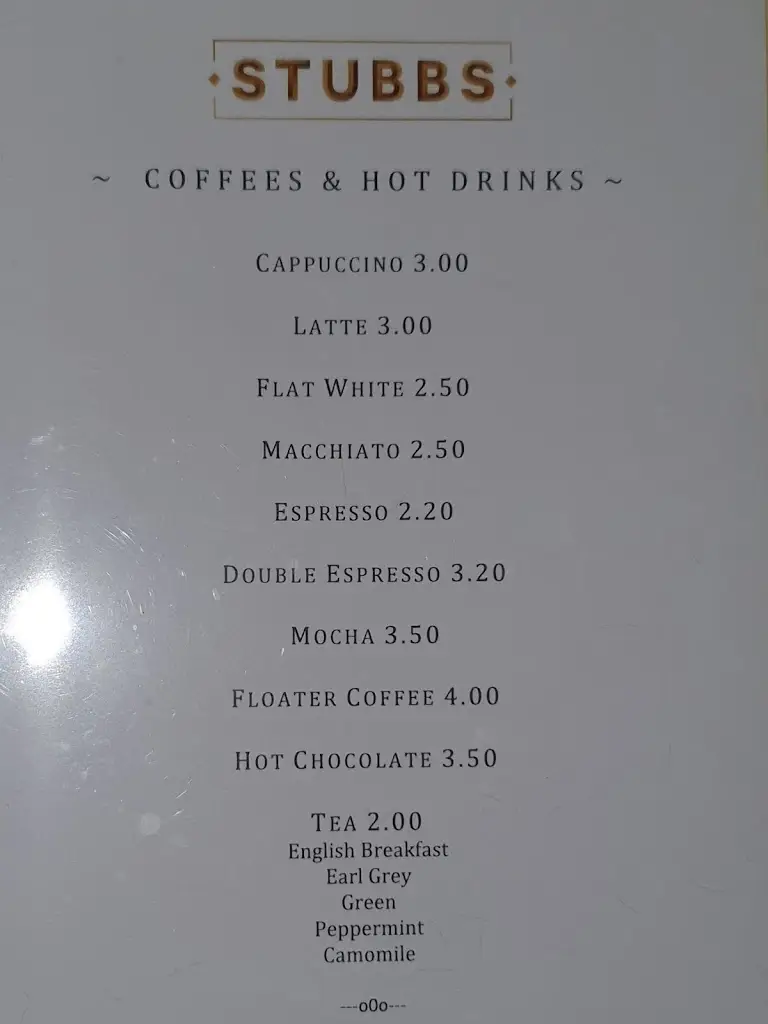 Menu_Stubbs Restaurant_Kennington_image_4