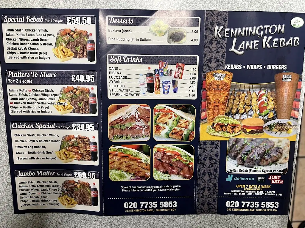 Menu_Kennington Lane Kebab_Kennington_immagine_1