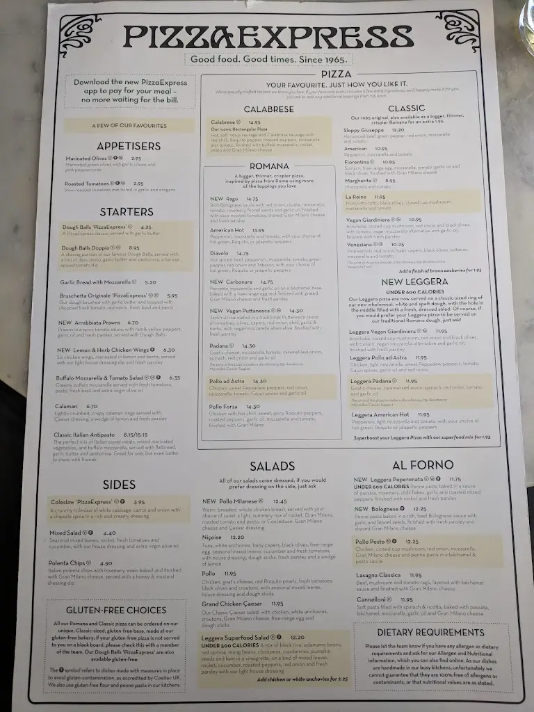 Menu_Pizza Express_Kennington_image_1